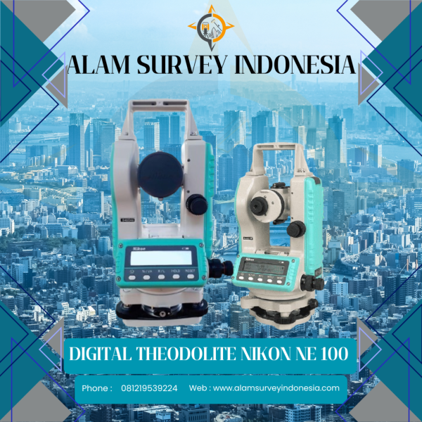 JUAL DIGITAL THEODOLITE NIKON NE 100