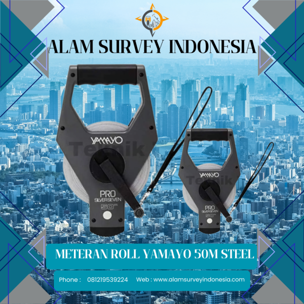 METERAN ROLL YAMAYO 50M STEEL