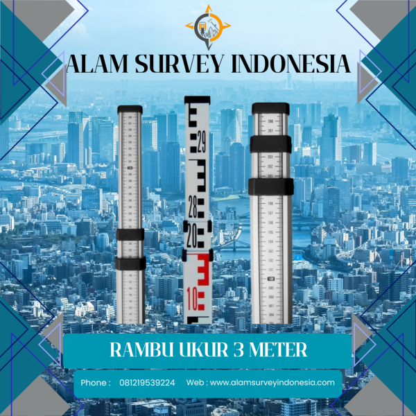 jual rambu ukur 3m