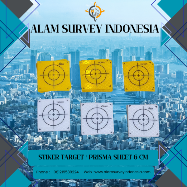 JUAL PRISMA SHEET / STIKER TARGET 6X6 CM